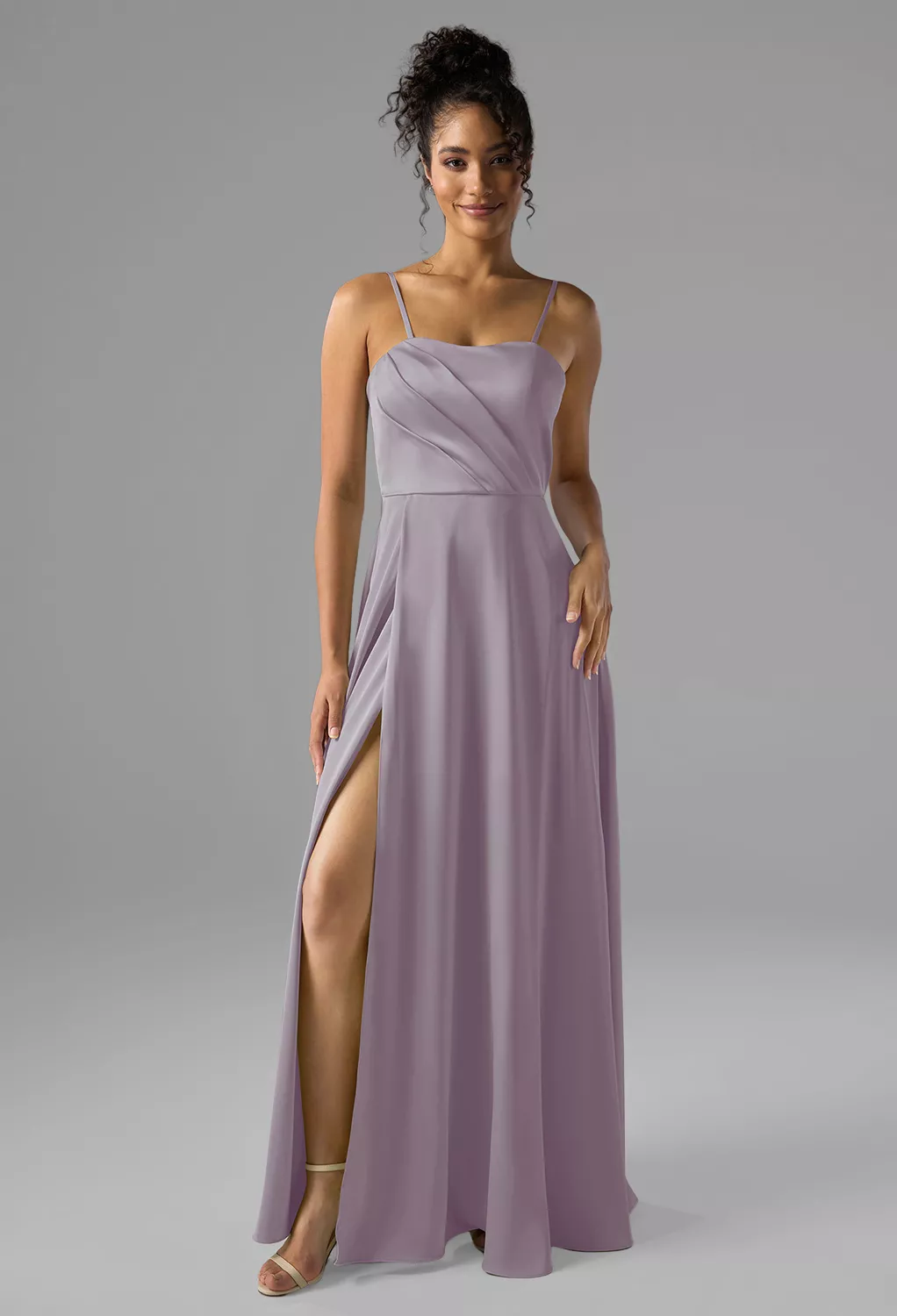 AW Rhiannon Purple Haze  Long Bridesmaid Dresses